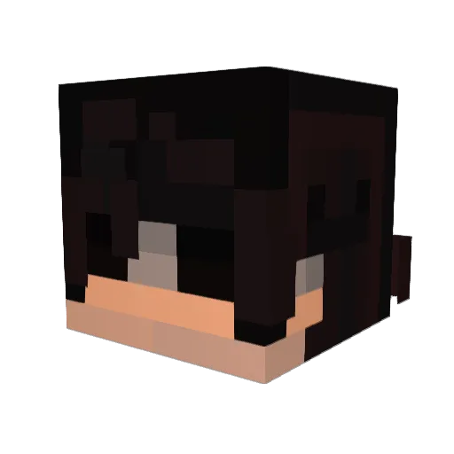 GRAVEYARDMOSHPIT Minecraft avatar head, 3D render