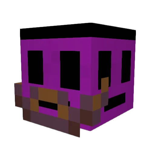 GRCasanova Minecraft avatar head, 3D render
