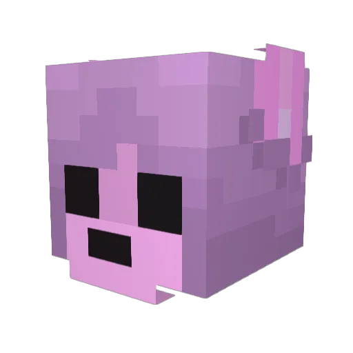 GREA5E_G0BL1N Minecraft avatar head, 3D render
