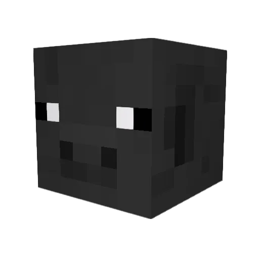 GREASEHOLE Minecraft avatar head, 3D render