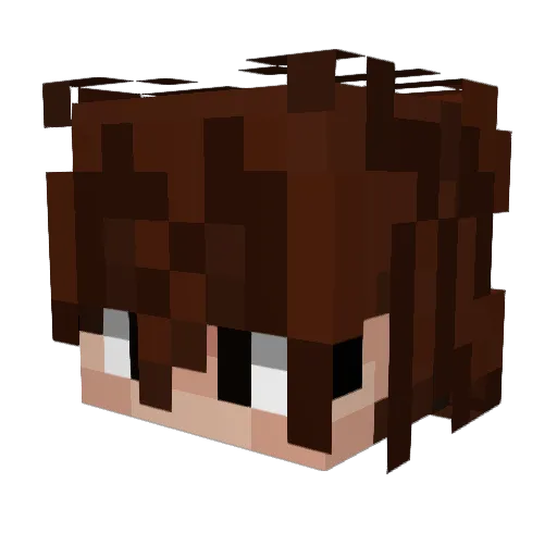 GREASY_GROVE126 Minecraft avatar head, 3D render