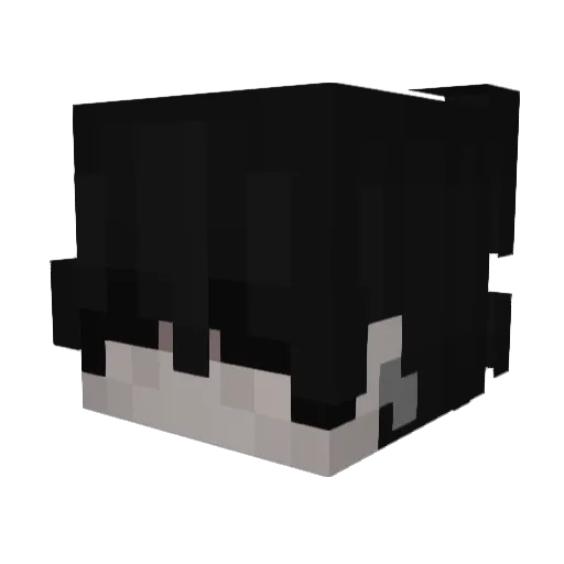 GREEN97618 Minecraft avatar head, 3D render