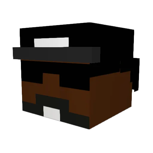GREGHASITALL Minecraft avatar head, 3D render