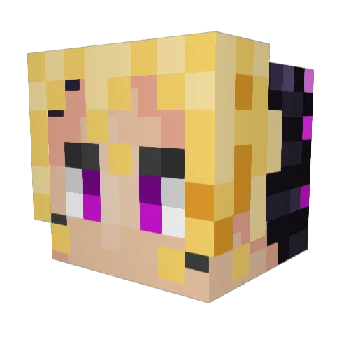 GREGOROVITCHHH Minecraft avatar head, 3D render