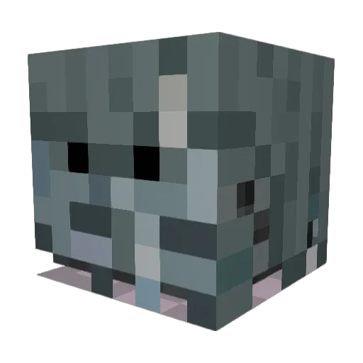 GREIRATR Minecraft avatar head, 3D render