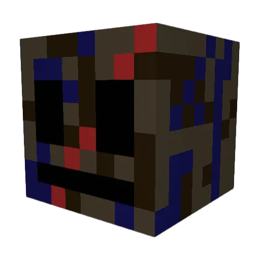 GREMDADDY Minecraft avatar head, 3D render
