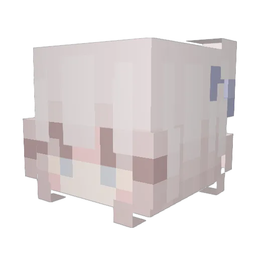 GREYKNIGHT595 Minecraft avatar head, 3D render