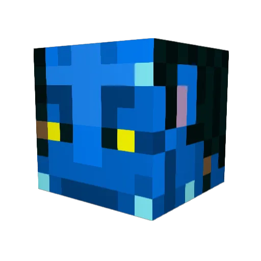 GRIM_DooM Minecraft avatar head, 3D render