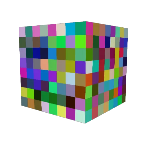 GRM16 Minecraft avatar head, 3D render