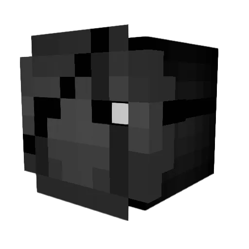 GROSBOULAR Minecraft avatar head, 3D render