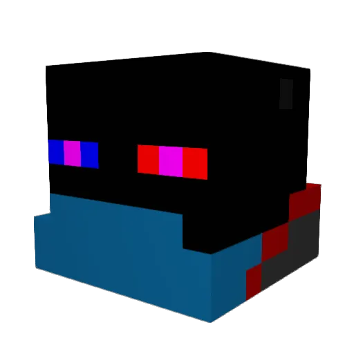 GROUNDEREQ Minecraft avatar head, 3D render