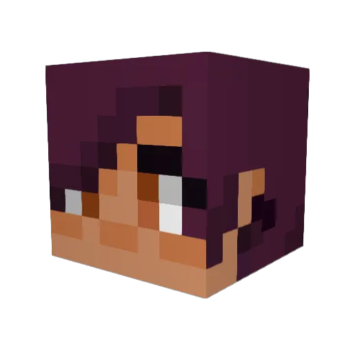 GROguloRIAN76 Minecraft avatar head, 3D render