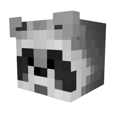 GRSPLAYS Minecraft avatar head, 3D render