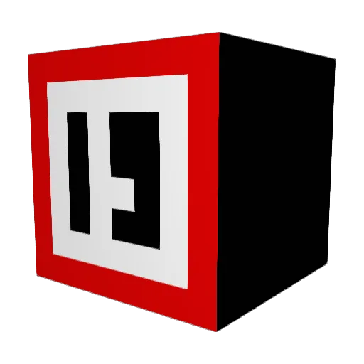 GRT1043 Minecraft avatar head, 3D render