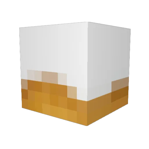 GRU77A Minecraft avatar head, 3D render