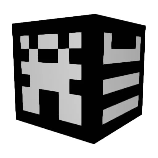 GRYM6 Minecraft avatar head, 3D render