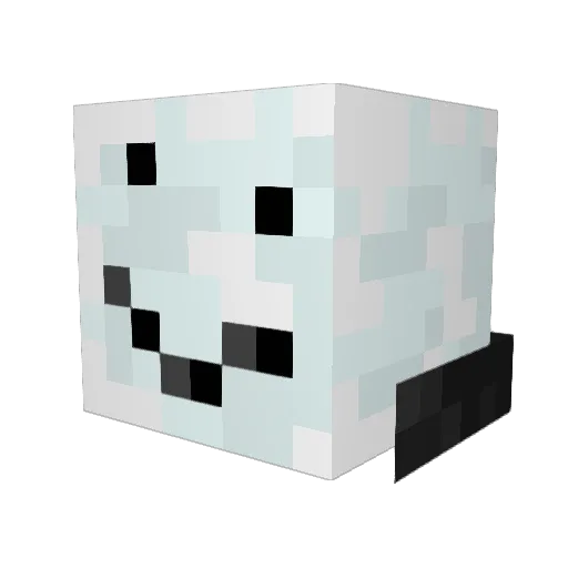 GR_MASASHI Minecraft avatar head, 3D render