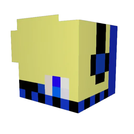 GRiMNOiiR Minecraft avatar head, 3D render
