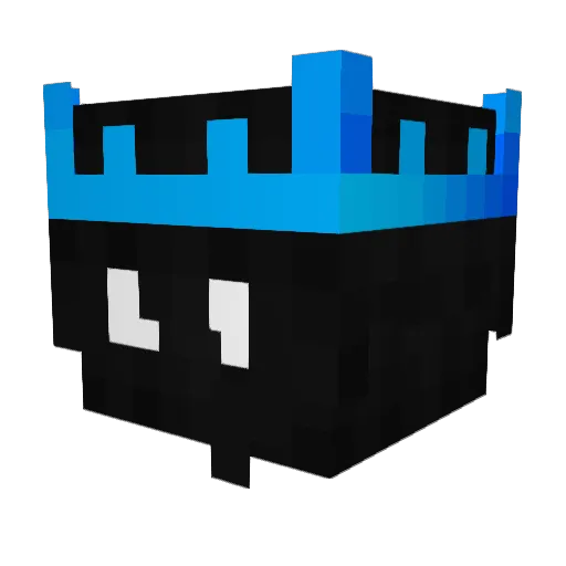 GRlMBLE Minecraft avatar head, 3D render