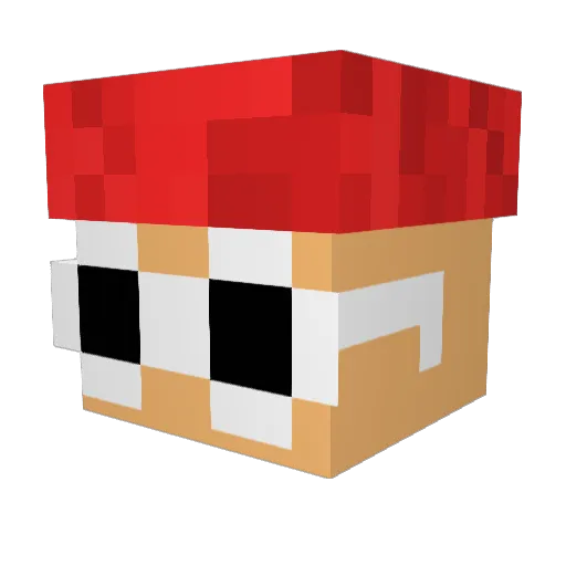 GRose21 Minecraft avatar head, 3D render