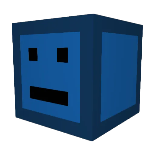 GS10_ Minecraft avatar head, 3D render