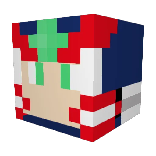 GSDKyle Minecraft avatar head, 3D render