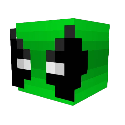 GSH100 Minecraft avatar head, 3D render