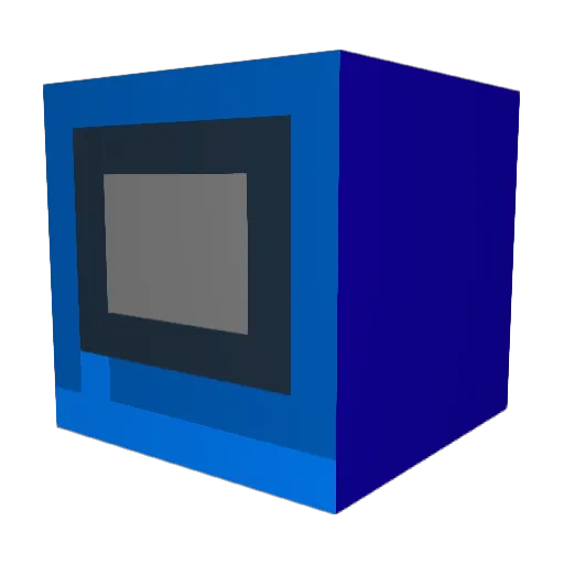 GSH9 Minecraft avatar head, 3D render