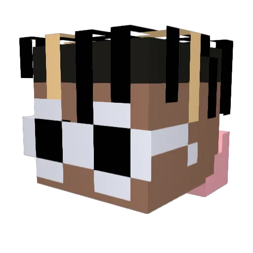 GSR_Coto Minecraft avatar head, 3D render