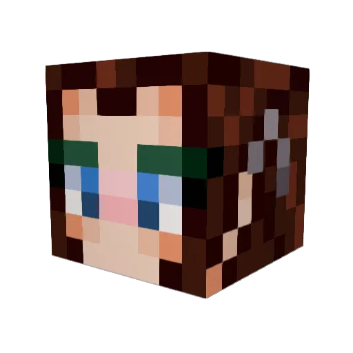 GSWRory Minecraft avatar head, 3D render