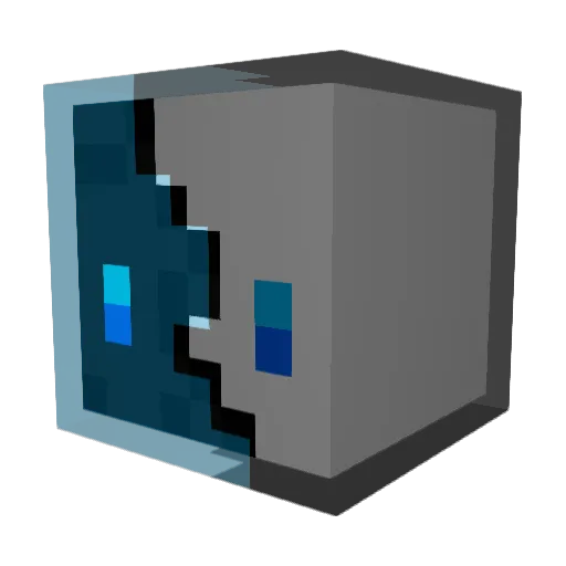 GS_Nyx Minecraft avatar head, 3D render