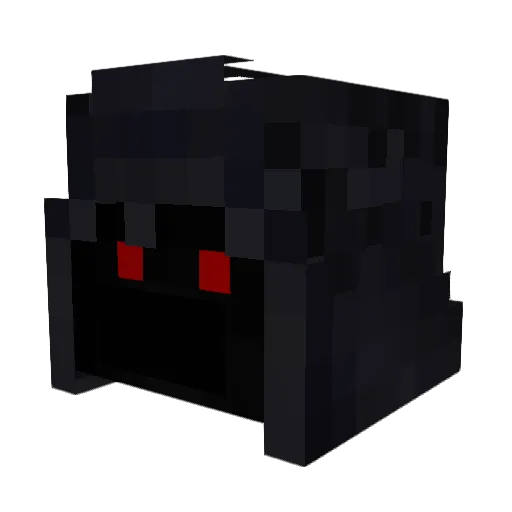 GSick Minecraft avatar head, 3D render