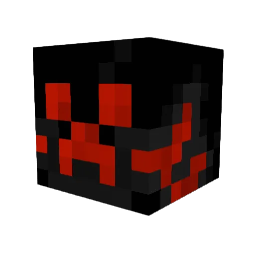 GSproc Minecraft avatar head, 3D render