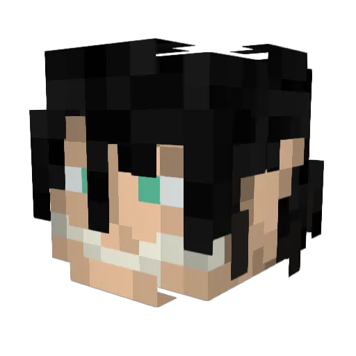 GSwagr Minecraft avatar head, 3D render