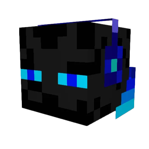 GT94 Minecraft avatar head, 3D render