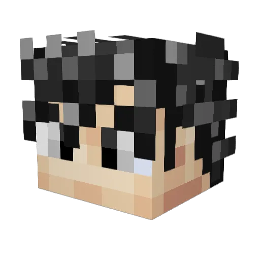 GTAROCK6 Minecraft avatar head, 3D render