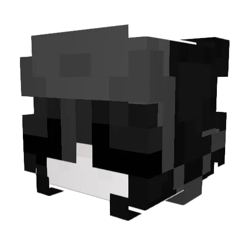 GTGARV Minecraft avatar head, 3D render