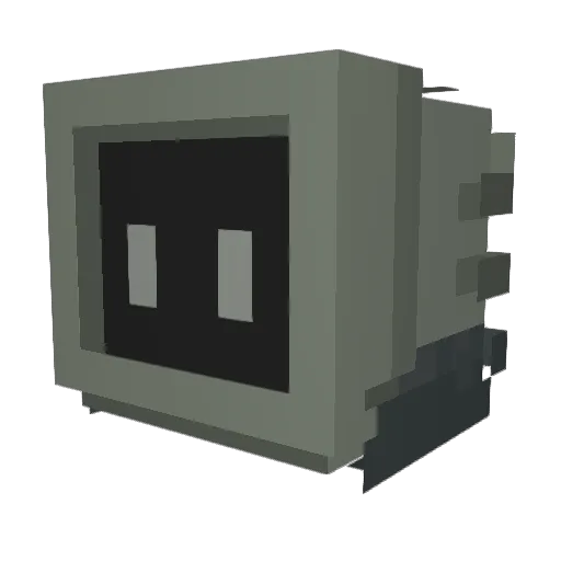 GTHusYT Minecraft avatar head, 3D render