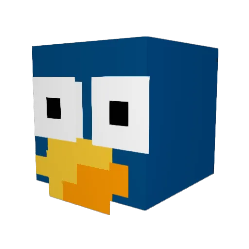 GTSPAMBUILDS Minecraft avatar head, 3D render