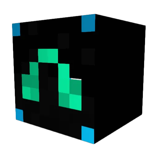 GTX0709 Minecraft avatar head, 3D render