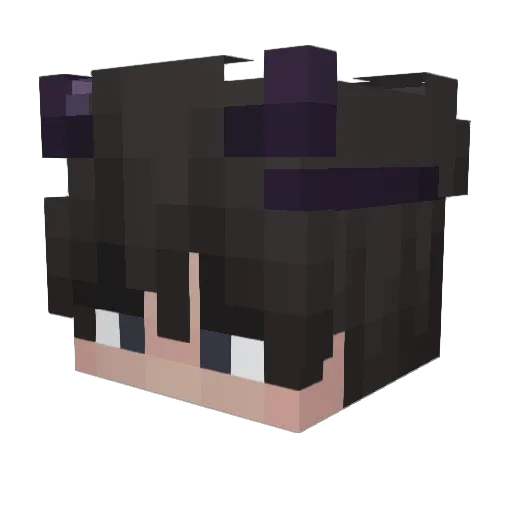 GTX1080Ti_ Minecraft avatar head, 3D render