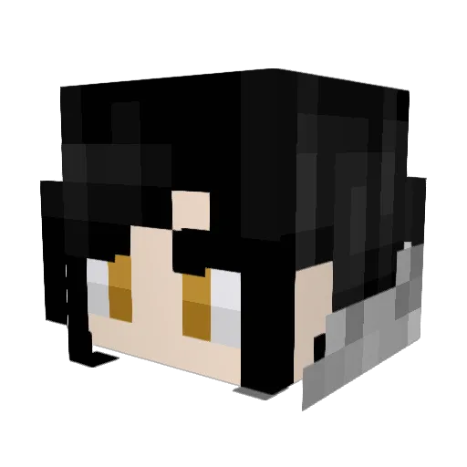 GTXMonster Minecraft avatar head, 3D render
