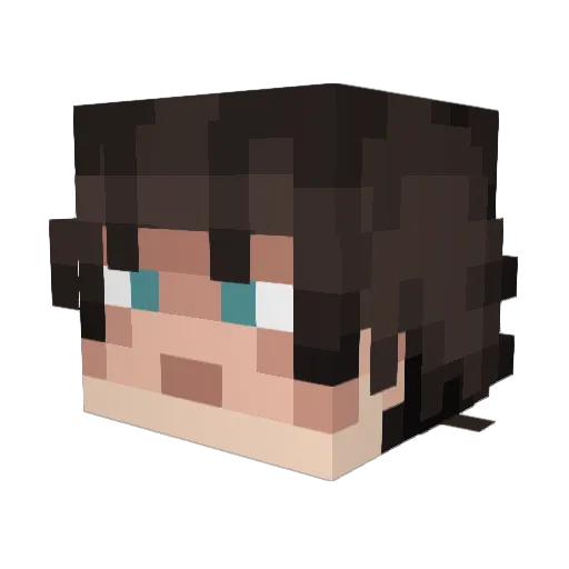 GT_Milo Minecraft avatar head, 3D render