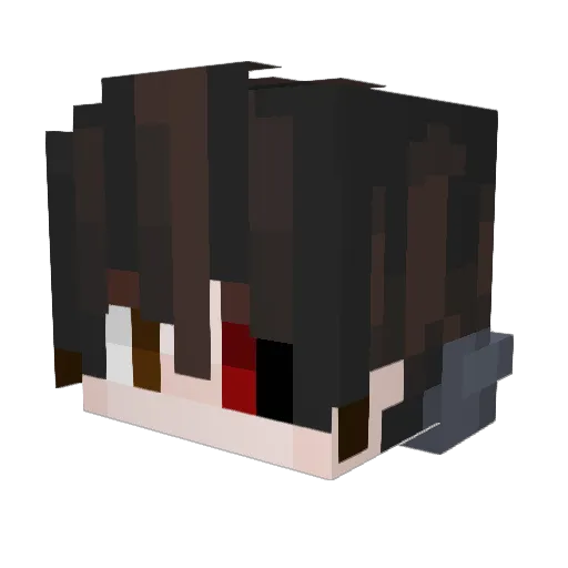 GUARRDIANKING Minecraft avatar head, 3D render