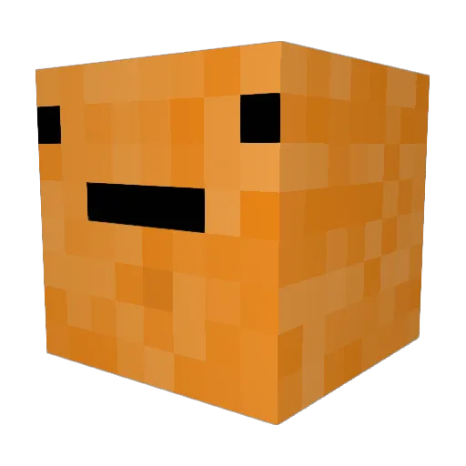 GUGGY09 Minecraft avatar head, 3D render