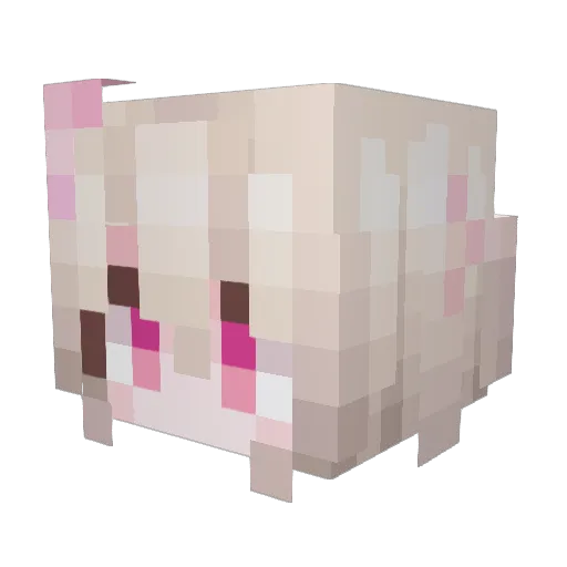 GUIGUI258 Minecraft avatar head, 3D render