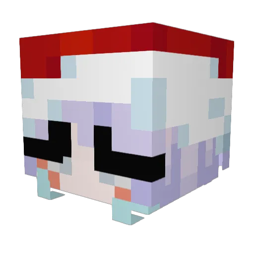 GUILDRA__ Minecraft avatar head, 3D render