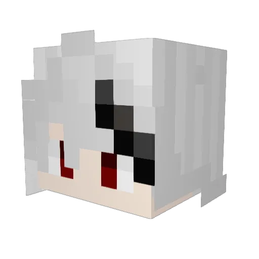 GUILIAN6 Minecraft avatar head, 3D render