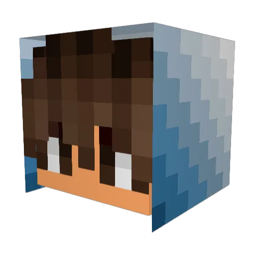 GUMBALL2212 Minecraft avatar head, 3D render