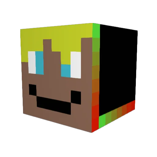GUMBALL625 Minecraft avatar head, 3D render